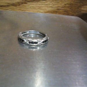 Ring 10K Gold WHITE GOLD 1.7 DWT