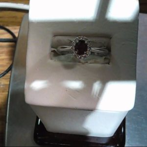 Ring 18K Gold WHITE GOLD 2.1 DWT