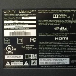 VIZIO E65-C3 65″ TV