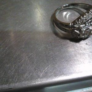 Ring 14K Gold WHITE GOLD 3.0 DWT