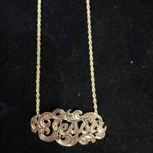 Chain 10K Gold YELLOW GOLD SIZE:18″ 3.3 DWT