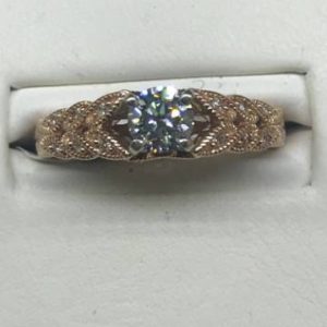 Ring 14K Gold ROSE GOLD 3.2 DWT