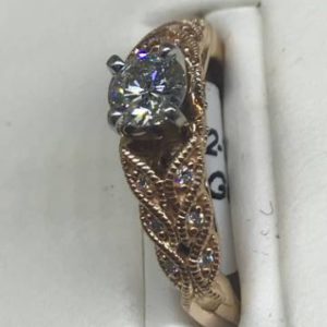 Ring 14K Gold ROSE GOLD 3.2 DWT