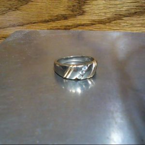 BAND Ring 14K Gold WHITE GOLD 5.3 DWT