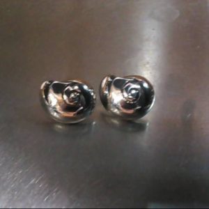 MIGNON FAGET MOON SNAIL Earrings STERLING SILVER STERLING SILVER 2.9 DWT