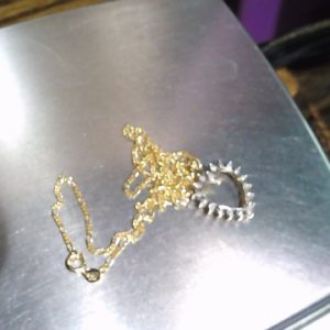 CHAIN W/PENDANT YELLOW GOLD 1.8 DWT