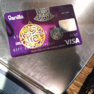 VANILLA VISA DEBIT GIFT CARD